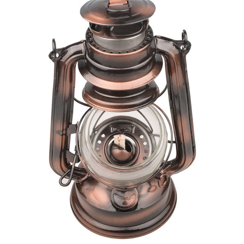 Antique Bronze Iron Candle Holder Lantern Lamp