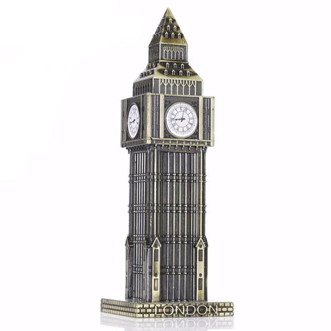 Antique Bronze Statue London Landmark Model