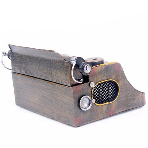 Handmade Metal Retro Antique Typewriter