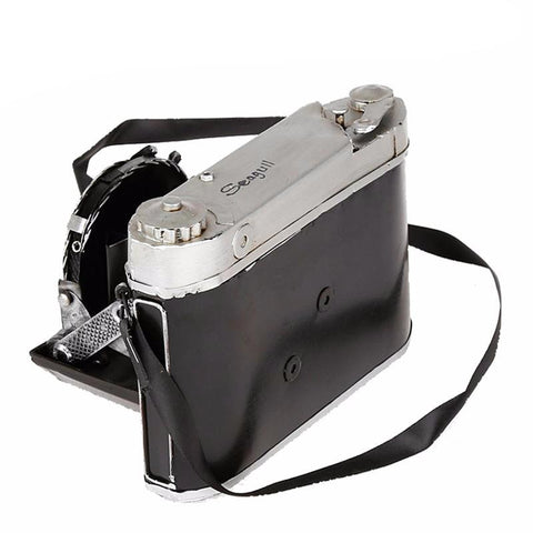 Handmade Metal Crafts Retro  Antique DSLR Camera For Home Decor