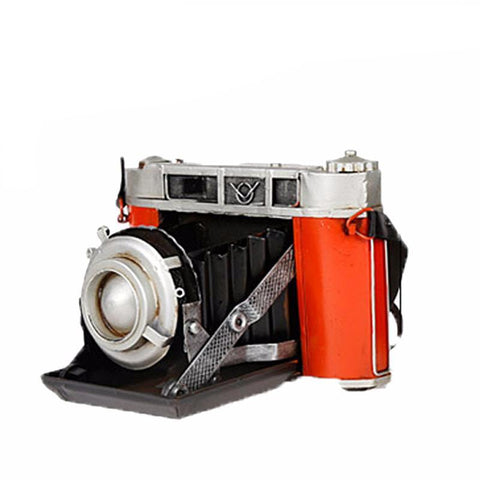 Handmade Metal Crafts Retro  Antique DSLR Camera For Home Decor