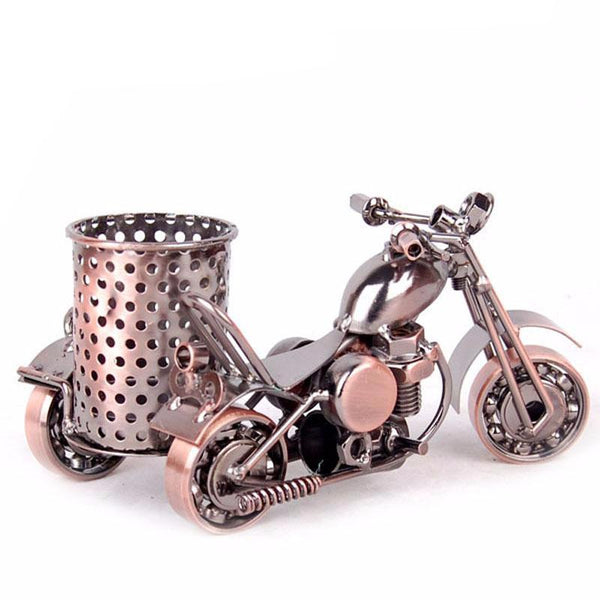 Metal Motorcycle Model Retro Antique Home Decor