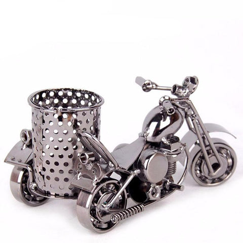 Metal Motorcycle Model Retro Antique Home Decor