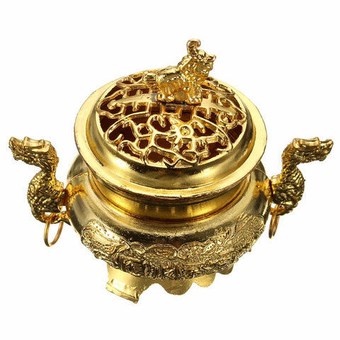 Metal Craft Mini Alloy Antique Incense Burner