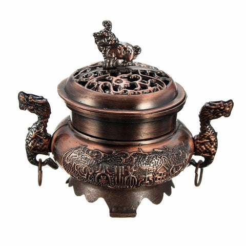 Metal Craft Mini Alloy Antique Incense Burner