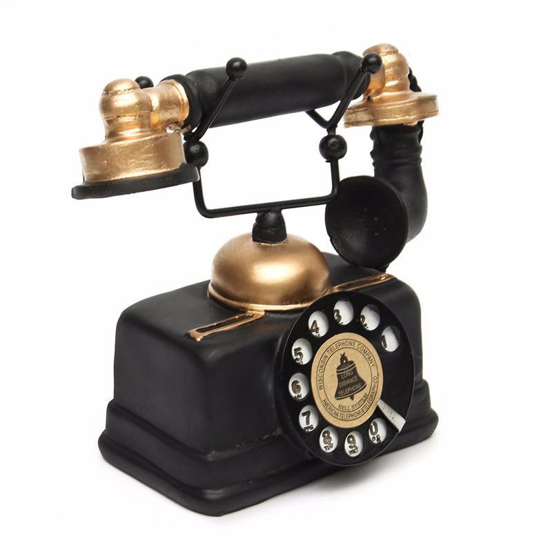 Antique Rotary Telephone For Home Decoration
