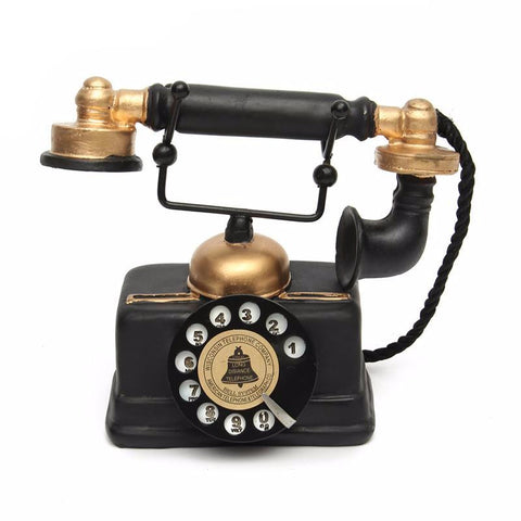 Antique Rotary Telephone For Home Decoration
