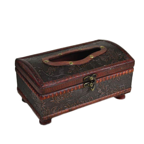 Elegant Antique Tissue Box Container