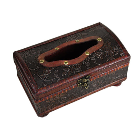 Elegant Antique Tissue Box Container