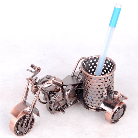 Metal Motorcycle Model Retro Antique Home Decor